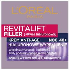 shumee Revitalift polnilo &lsqb;HA&rsqb; nočna krema za obraz s hialuronsko kislino 50ml