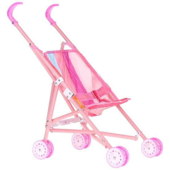 Nobo Kids Zložljiv kovinski voziček za punčke Umbrella