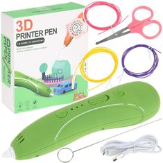 Nobo Kids Pen 3D Printer Pen Set PCL polnila zelena