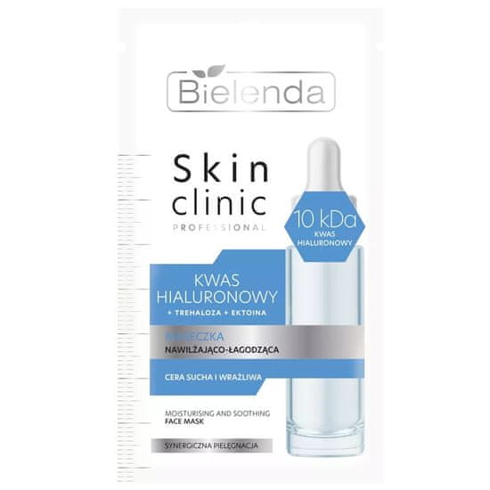 shumee Skin Clinic Professional Hyaluronic Acid vlažilna in pomirjujoča maska 8 g