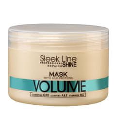 shumee Sleek Line Repair Volume Mask maska za lase s svilo za povečanje volumna 250 ml