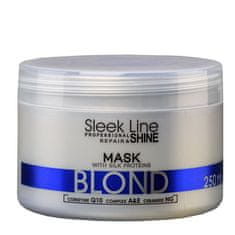 shumee Sleek Line Blond Mask svilena maska za blond lase za platinast odtenek 250 ml