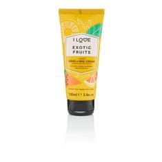 shumee Dišeča roka &amp; Nail Cream Exotic Fruit vlažilna krema za roke in nohte 100 ml