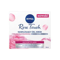 shumee Rose Touch vlažilna gel-krema z organsko rožno vodo in hialuronsko kislino 50 ml