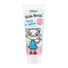 shumee Kicia Cat zobna pasta s fluoridom 0-3 leta Bubble Gum 50ml