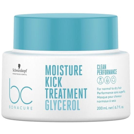 shumee BC Bonacure Moisture Kick Treatment vlažilna maska za normalne in suhe lase 200 ml