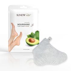 shumee Nourishing Foot Cream Mask regeneracijska maska za stopala v obliki Avocado nogavic