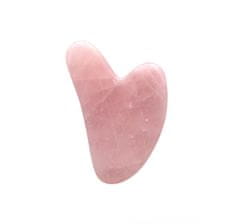 shumee Masažni kamen za obraz Gua Sha Stone Rose Quartz