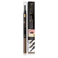 shumee Večnamenski svinčnik za obrvi 3v1 Brow Styler 01 Medium Brown