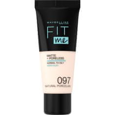 shumee Fit Me Matte &amp; Poreless Foundation matirajoča podlaga za obraz 097 Natural Porcelain 30 ml