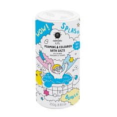 shumee Kids Foaming &amp; Colored Bath Salts penasta kopalna sol za otroke Blue 250g