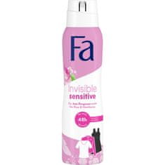 shumee Invisible Sensitive 48h antiperspirant v spreju z vonjem vrtnice in gloga 150ml