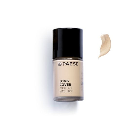 shumee Long Cover Foundation matirajoča podlaga za mastno in mešano kožo 02M Light Beige 30 ml