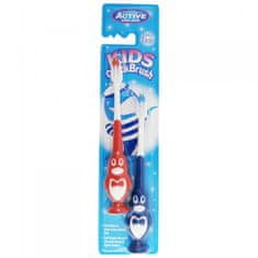 shumee Kids Quick Brush 3-6 Years otroške zobne ščetke Penguin 2 kos.