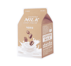 shumee Coffee Milk One-Pack učvrstitvena sheet maska Coffee 20 g