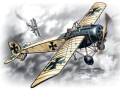 ICM maketa-miniatura Pfalz E.IV, nemški lovec 1. svetovne vojne • maketa-miniatura 1:72 starodobna letala • Level 3