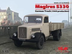ICM maketa-miniatura Nemški tovornjak Magirus S330 (izdelava 1949) • maketa-miniatura 1:35 tovornjaki • Level 3