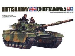 Tamiya maketa-miniatura Britanski tank Chieftain Mk5 • maketa-miniatura 1:35 tanki in oklepniki • Level 3