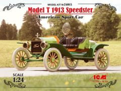 ICM maketa-miniatura Ford Model T 1913 Speedster, ameriški športni avtomobil • maketa-miniatura 1:24 starodobni avtomobili • Level 3