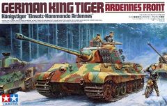 Tamiya maketa-miniatura Nemški kralj Tiger Ardenska fronta • maketa-miniatura 1:35 tanki in oklepniki • Level 4