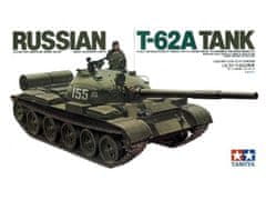 Tamiya maketa-miniatura Ruski tank T-62A • maketa-miniatura 1:35 tanki in oklepniki • Level 3