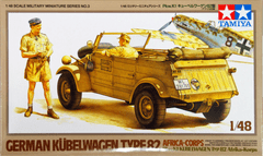 Tamiya maketa-miniatura Kübelwagen Type 82 • maketa-miniatura 1:48 vojaška vozila • Level 3