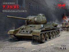 ICM maketa-miniatura Sovjetski srednji tank T-34-85 (novi ulitki) • maketa-miniatura 1:35 tanki in oklepniki • Level 3