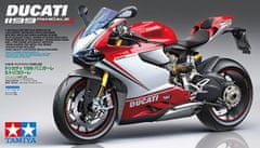 Tamiya maketa-miniatura Ducati 1199 Panigale S Tricolore • maketa-miniatura 1:12 motocikli • Level 5