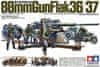 maketa-miniatura Nemški 88mm Flak komplet • maketa-miniatura 1:35 cannon • Level 3