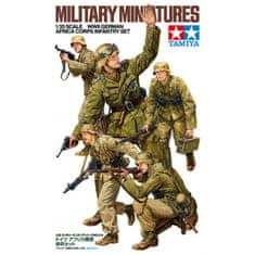 Tamiya maketa-miniatura Pehota Nemškega afriškega korpusa • maketa-miniatura 1:35 figure • Level 2