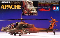 Tamiya maketa-miniatura Hughes AH-64 Apache • maketa-miniatura 1:72 helikopterji • Level 3