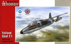 Special Hobby maketa-miniatura Folland Gnat F.1 Finnish and Yugoslav Service • maketa-miniatura 1:72 novodobna letala • Level 3