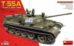 MiniArt maketa-miniatura T-55A zgodnja mod.1965 • maketa-miniatura 1:35 tanki in oklepniki • Level 4