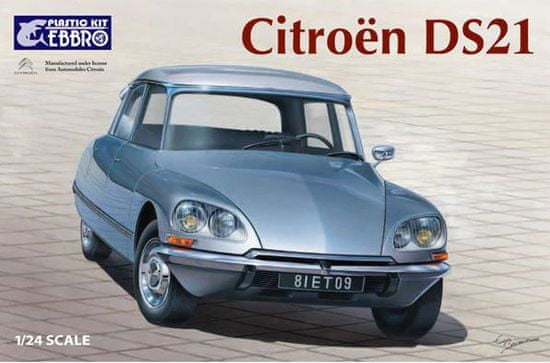 Ebbro maketa-miniatura Citroën DS21 • maketa-miniatura 1:24 starodobni avtomobili • Level 4