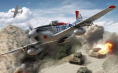 Airfix maketa-miniatura North American F51-D Mustang • maketa-miniatura 1:48 starodobna letala • Level 3