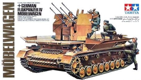 Tamiya maketa-miniatura MÖBELWAGEN Flakpanzer IV • maketa-miniatura 1:35 tanki in oklepniki • Level 3