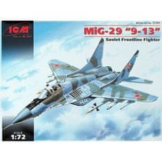 ICM maketa-miniatura MiG-29 "9-13" • maketa-miniatura 1:72 novodobna letala • Level 3