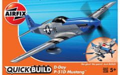 Airfix maketa-miniatura Quick build D-Day Mustang • maketa-miniatura starodobni avtomobili • Level 1