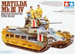 Tamiya maketa-miniatura BRITANSKI PEHOTNI TANK MATILDA Mk.III-IV • maketa-miniatura 1:35 tanki in oklepniki • Level 3