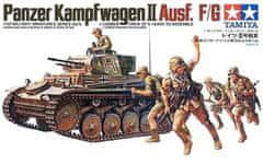 Tamiya maketa-miniatura Panzer Kampfwagen II Ausf. F-G • maketa-miniatura 1:35 tanki in oklepniki • Level 3