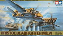 Tamiya maketa-miniatura Bristol Beaufighter Mk.VI • maketa-miniatura 1:48 starodobna letala • Level 4