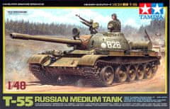 Tamiya maketa-miniatura Ruski srednji tank T-55 • maketa-miniatura 1:48 tanki in oklepniki • Level 3