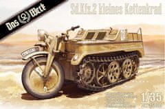 DAS-WERK maketa-miniatura Sdkfz.2 Kleines Kettenkrad • maketa-miniatura 1:35 vojaška vozila • Level 3