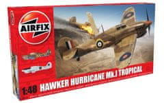 Airfix maketa-miniatura Hawker Hurricane Mk1 - Tropical • maketa-miniatura 1:48 starodobna letala • Level 3