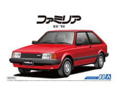 AOSHIMA maketa-miniatura Mazda BD Familia XG 1980 • maketa-miniatura 1:24 novodobni avtomobili • Level 3