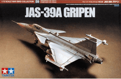 Tamiya maketa-miniatura JAS-39A Gripen • maketa-miniatura 1:72 novodobna letala • Level 3