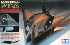 Tamiya maketa-miniatura F-117A Stealth • maketa-miniatura 1:72 novodobna letala • Level 3