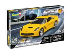 Revell maketa-miniatura 2014 Corvette Stingray • maketa-miniatura 1:25 novodobni avtomobili • Level 2