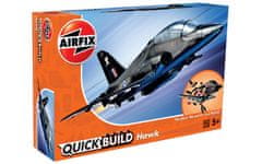 Airfix maketa-miniatura Quick build Hawk black • maketa-miniatura novodobna letala • Level 1