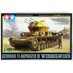 Tamiya maketa-miniatura German Flakpanzer IV Wirbelwind • maketa-miniatura 1:48 tanki in oklepniki • Level 3